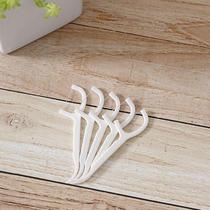 Toothpick Bow small portable bow buckle tooth artifact picking plastic toothpick curved hook toothpick thread to pick teeth?
