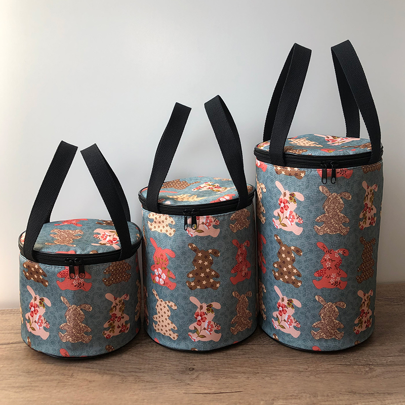 Rice Barrel Insulated Barrel Round Boxed Lunchbox With Insulated Bag Lunchbag Handbags Students'Meals Bag Office Workers' Meal Bags