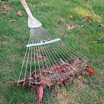 18 teeth steel wire harrowing to clean the water grass bailing harrows the grass can regulate the garden gardening outdoor sweeping leaves god