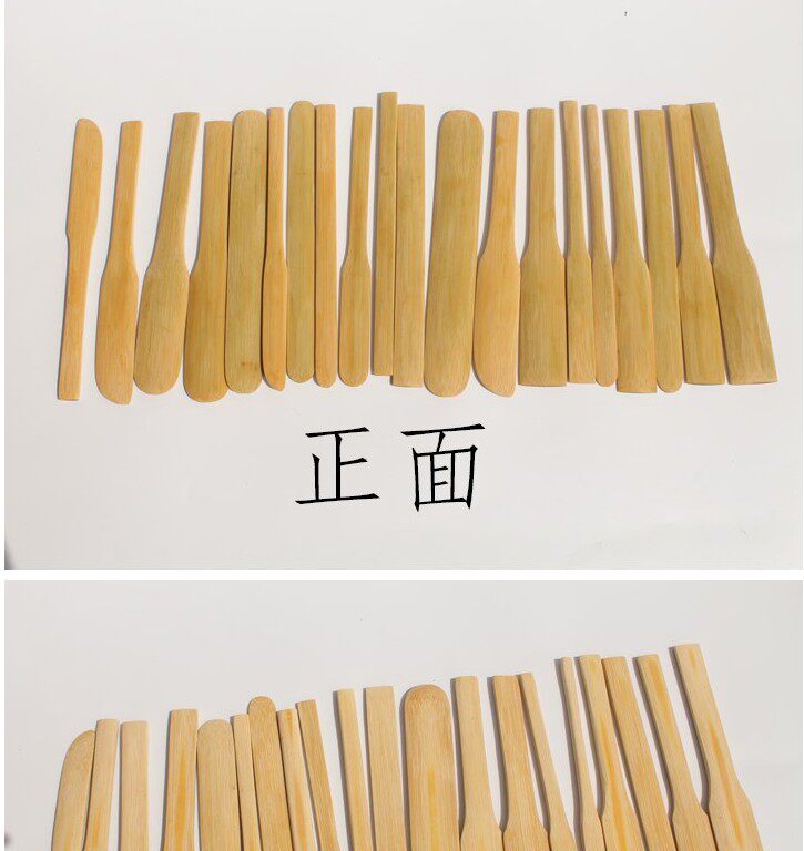 Bao Chao tool household bamboo wooden spoon buns wonton dumplings small spoon special dumpling spoon wooden stuffing strip