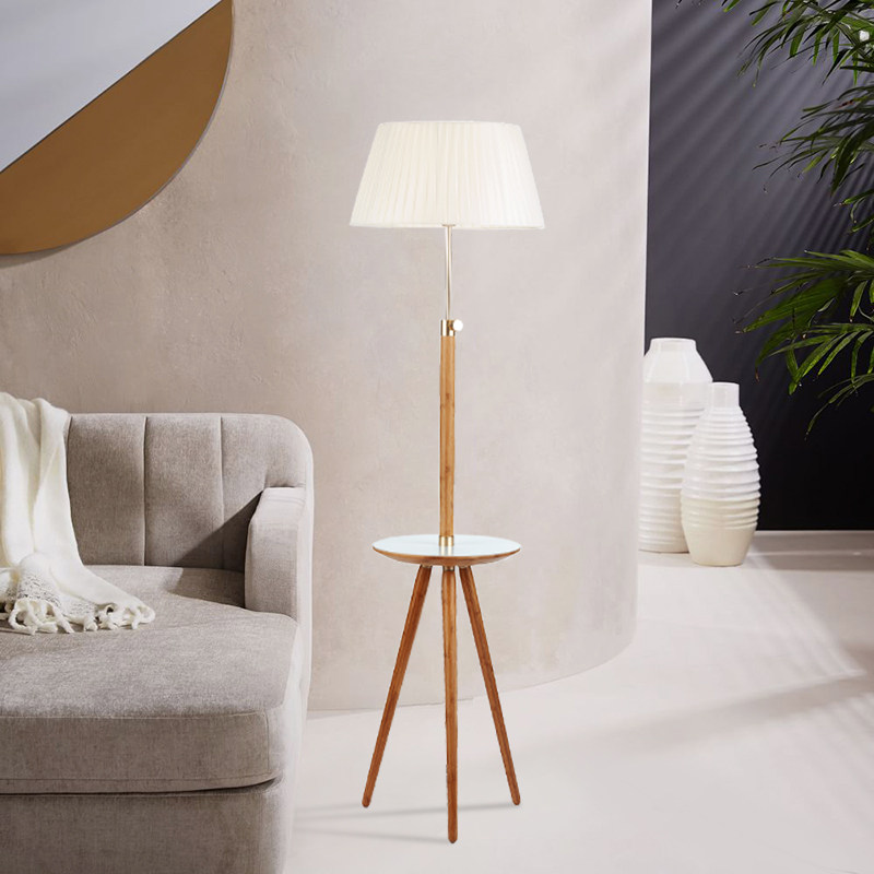 Nordic style floor lamp Bedroom Living room sofa sitting on the floor Burden light minimalist Modern princess American creative luxury Ornament Light