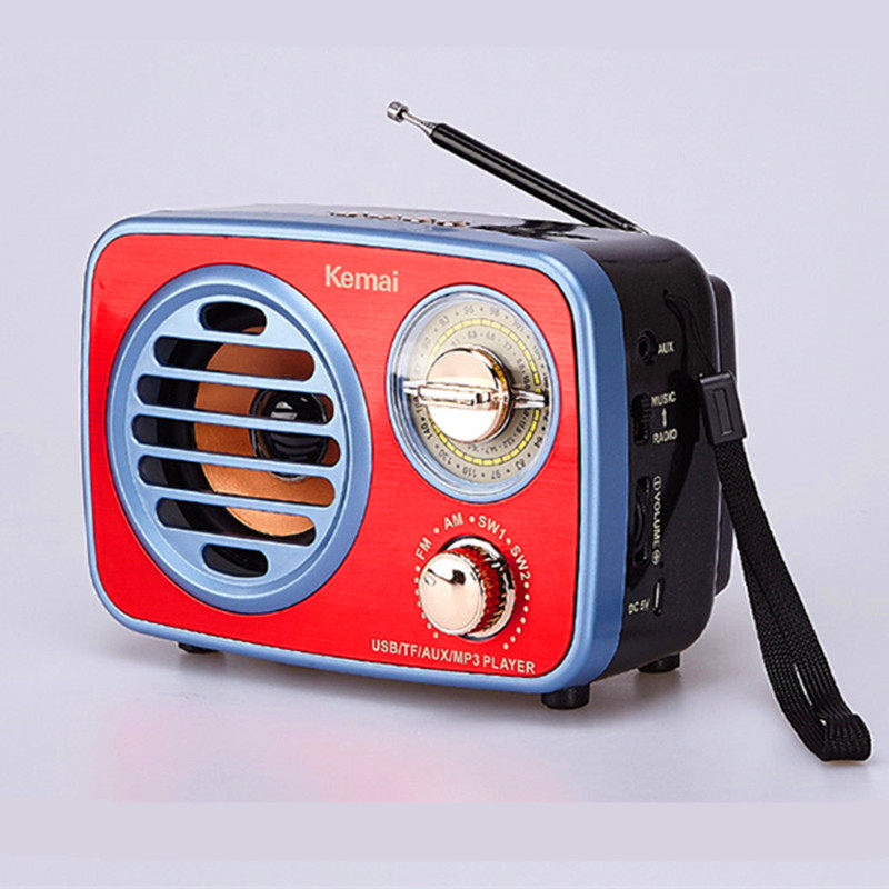 Kemai Portable Renaissance Bluetooth Speaker Multi-Band Bass Volume Pickup Household Audio