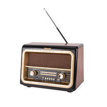 Retro sound Bluetooth plug-in U pan speaker full-band antique radio remote control for old people singing a nostalgic swing piece