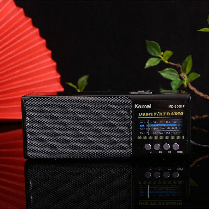 Retro radio full band small mini bluetooth card audio semiconductor portable charging elderly speaker