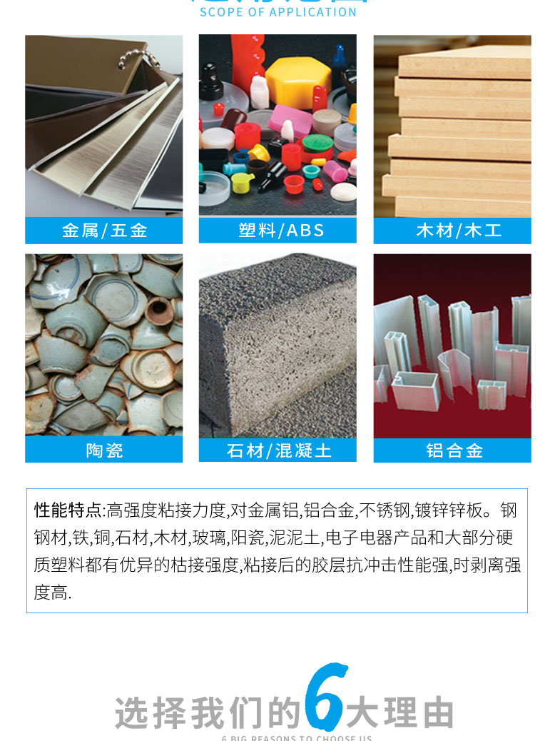 Wale solid potting ab glue strong adhesive plastic wood, metal iron glass stone, ceramic special all - purpose adhesive glue fast multi - functional quick drying adhesive, transparent epoxy resin glue