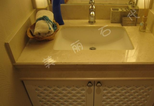 Rice Yellow Marble Handwashing Table Face Natural Marble Countertops Stone Handwashing Desk Surface Window Countertops