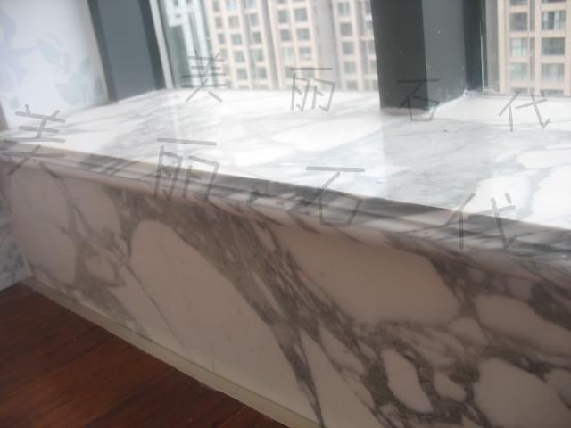 Marble window sill large flower white marble countertop natural stone table surface