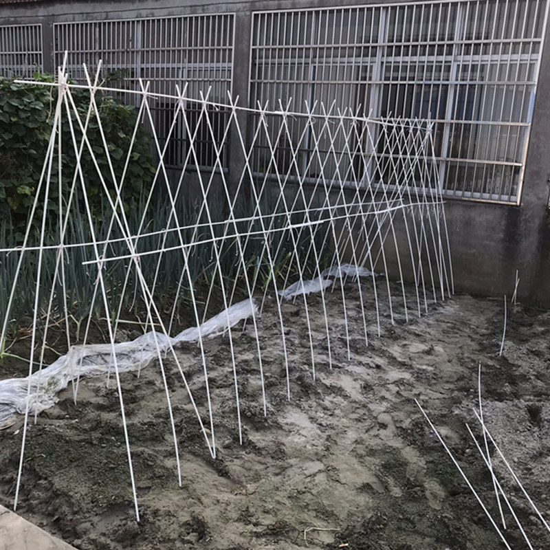 Cucumber bean loofah climbing vine frame household frame agricultural cowpea frame glass fiber rod climbing vine bracket elastic rod
