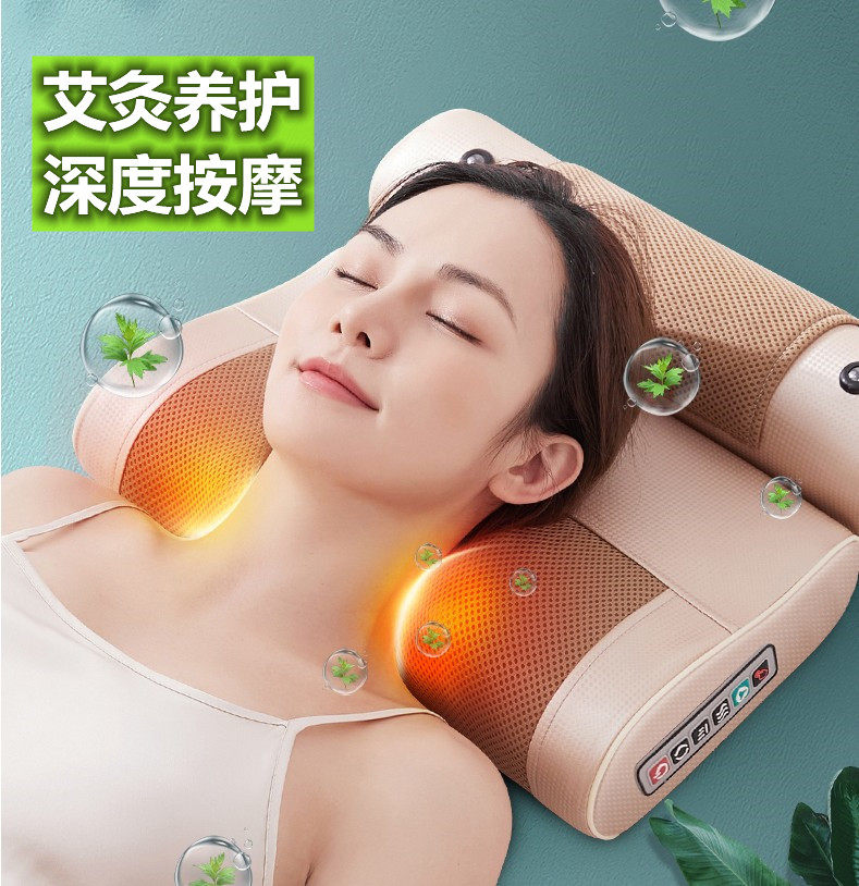 Electric cervical spine massager neck neck shoulder waist back whole body kneading massage instrument home artifact