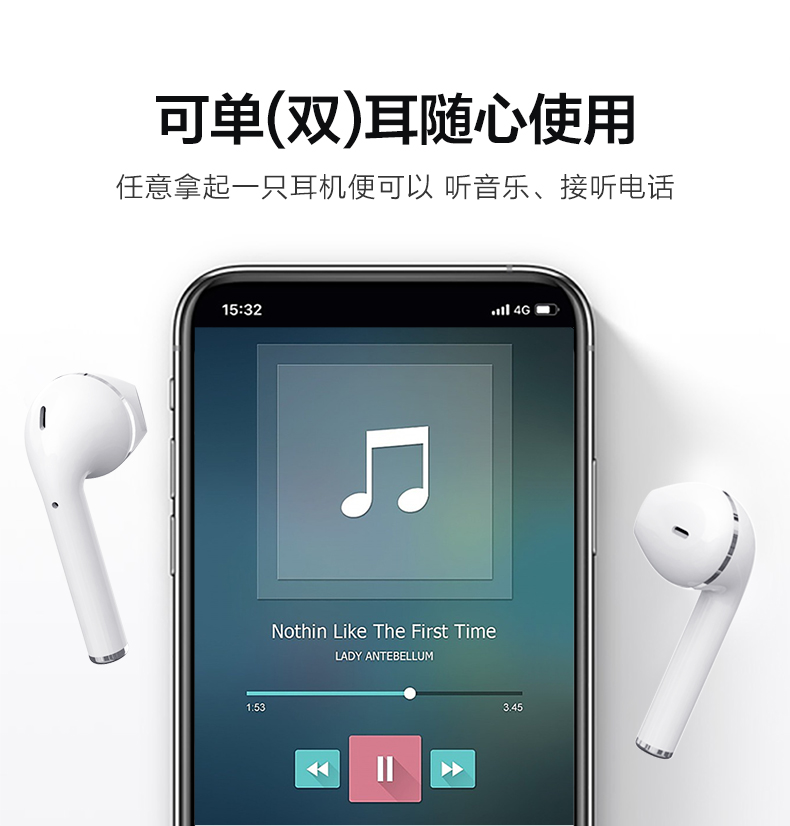 爱奇艺 i71 半入耳式 蓝牙耳机IQD707 图10