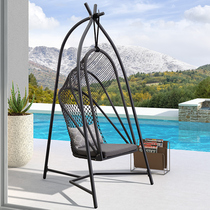 Home Suspension Chair Indoor Swing Net Red Outdoor Basket Chair Living-room Bedroom Balcony Rocking Chair Light Lavish Single Cradle Chair