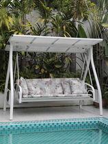 Outdoor Autumn Thousands Yard Cradle Chair Rocking Chair Rocking Chair Balcony Home Leisure Aluminum Alloy Indoor outdoor net red swing