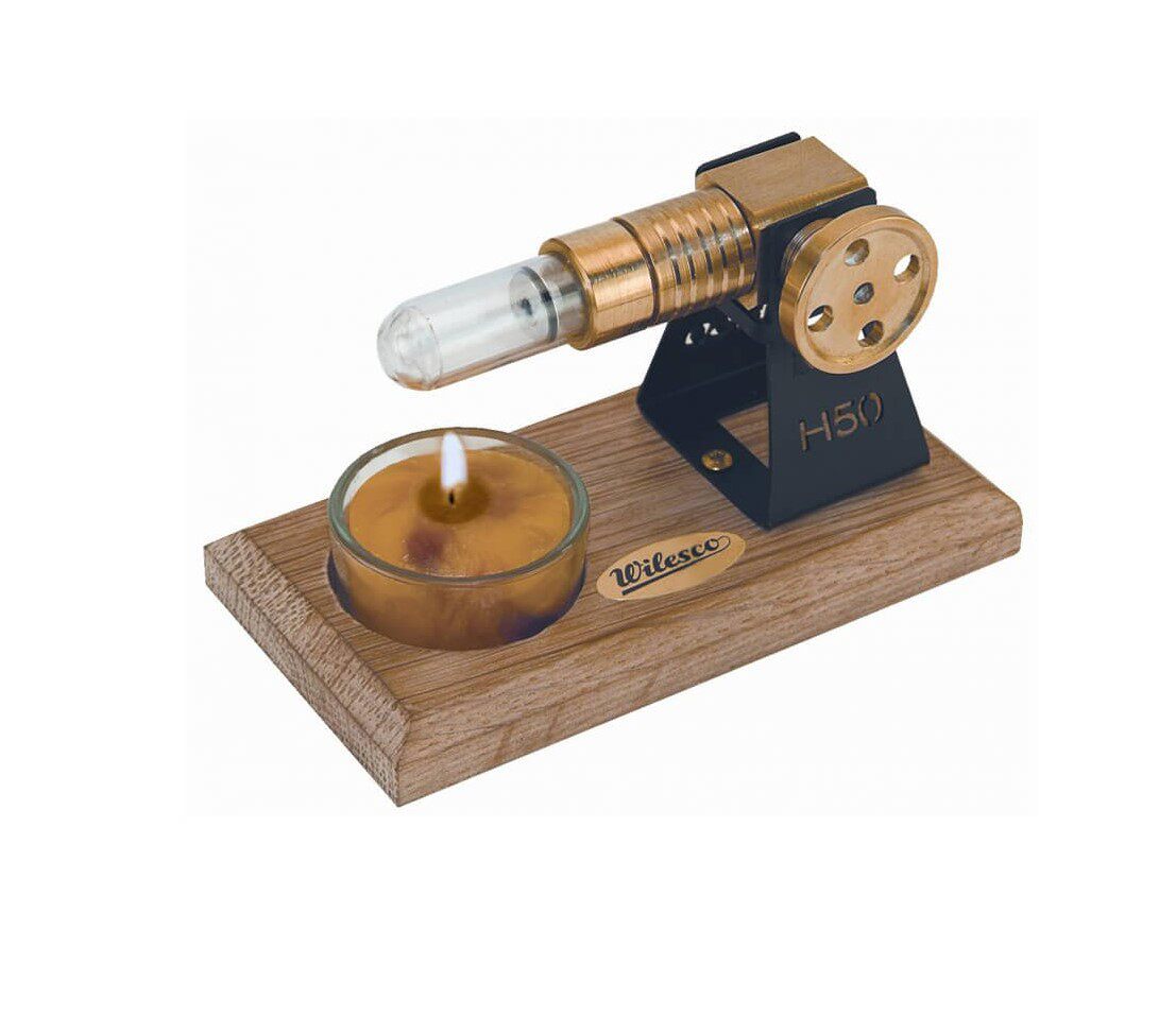 Wellink Wilesco H50 fixed steam engine hot air engine beeswax candle lamp model mold