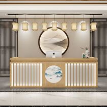 New Chinese cash check-out beauty salon bar ear shop front desk footbath room