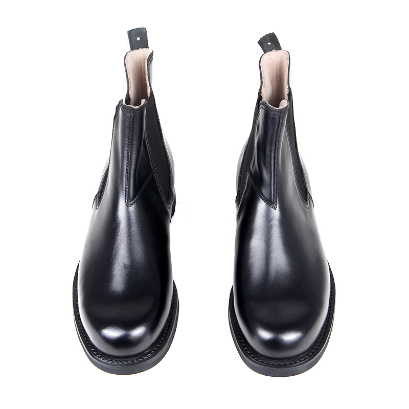 3516 submarine ship high-top leather shoes double-sided elastic leather autumn and winter short boots one-leg set of single-layer leather boots