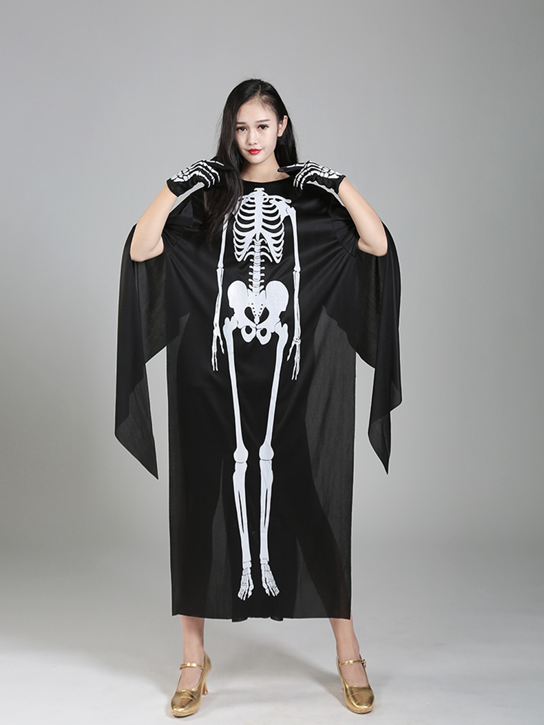 Trang phục Halloween cho trẻ em Cosplay Show Quần áo Chàng trai Kinh dị Skeleton Skeleton Devil Zombie Suit đầm công chúa tutu