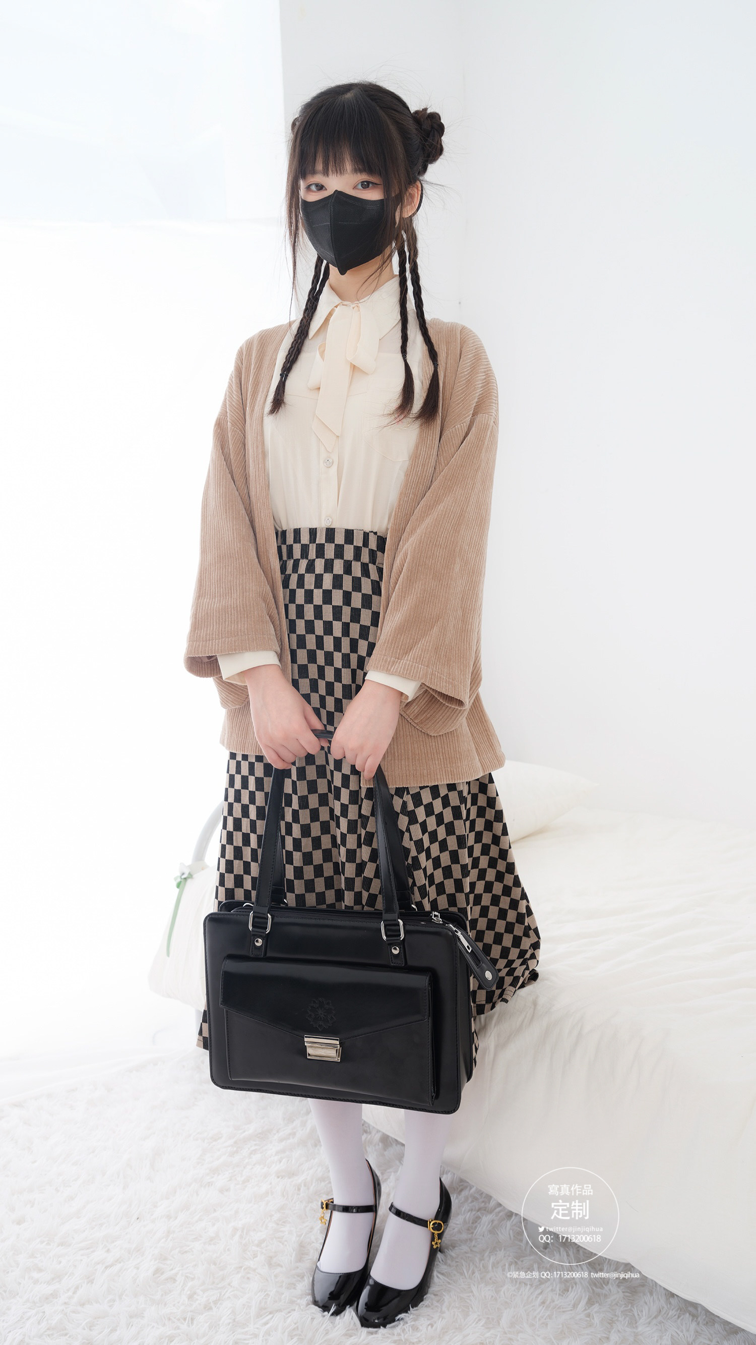 紧急企划 EX-007 见希w 民国制服 白丝-傲绝博客