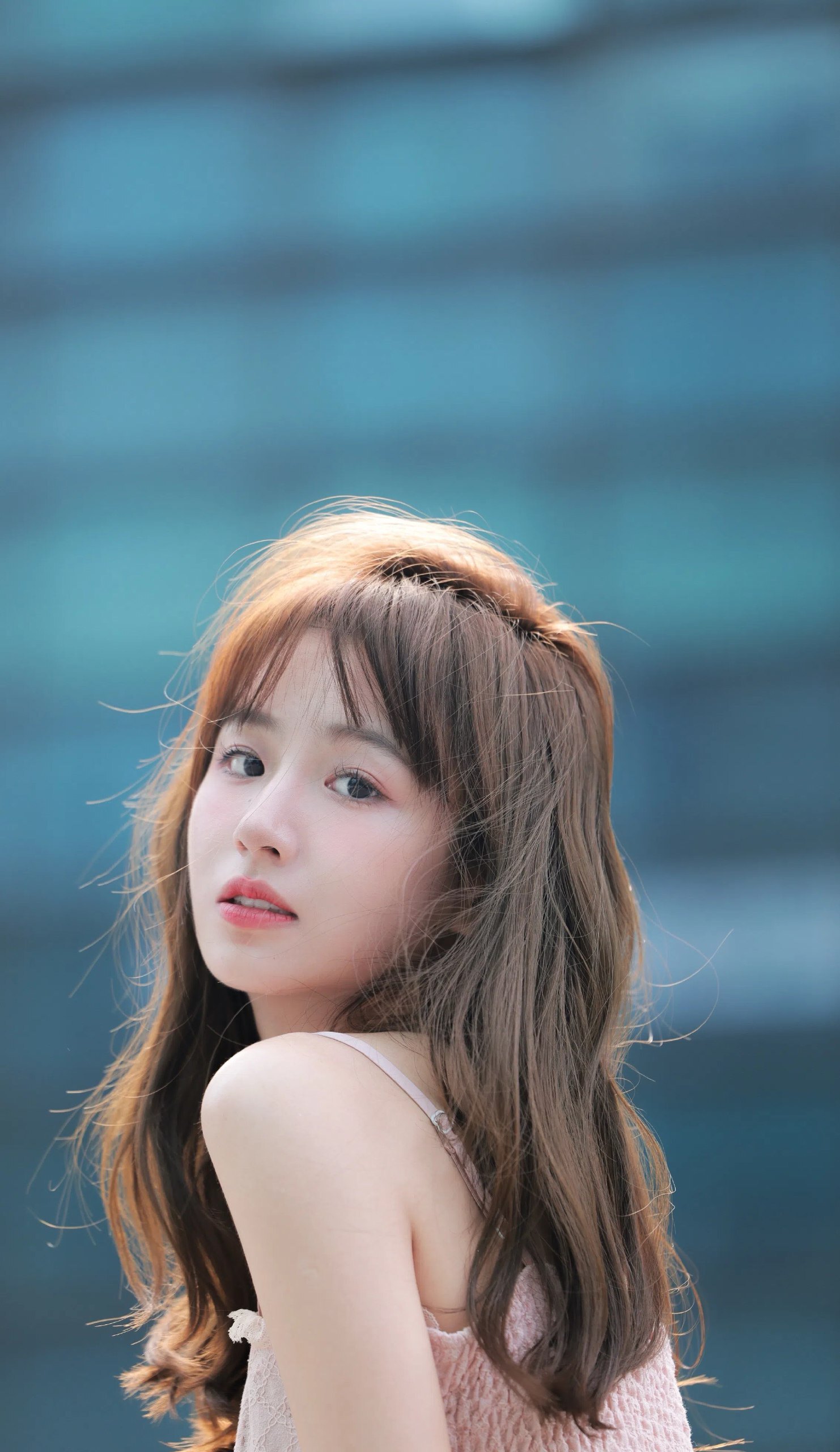 清纯风写真：迷人的自然气息