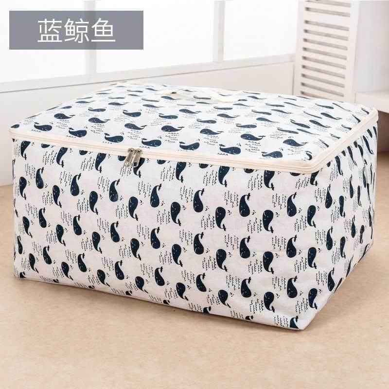 Clothing bag Oxford cloth white big red wash wedding slip on large storage box with shoe pocket inside