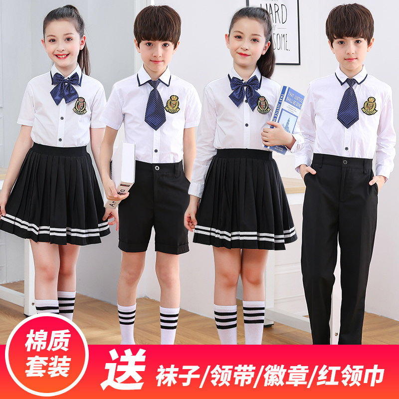 Children's performance costumes, primary and secondary school students' chorus costumes, school uniforms, poetry recitation, kindergarten costumes, performance choir class costumes