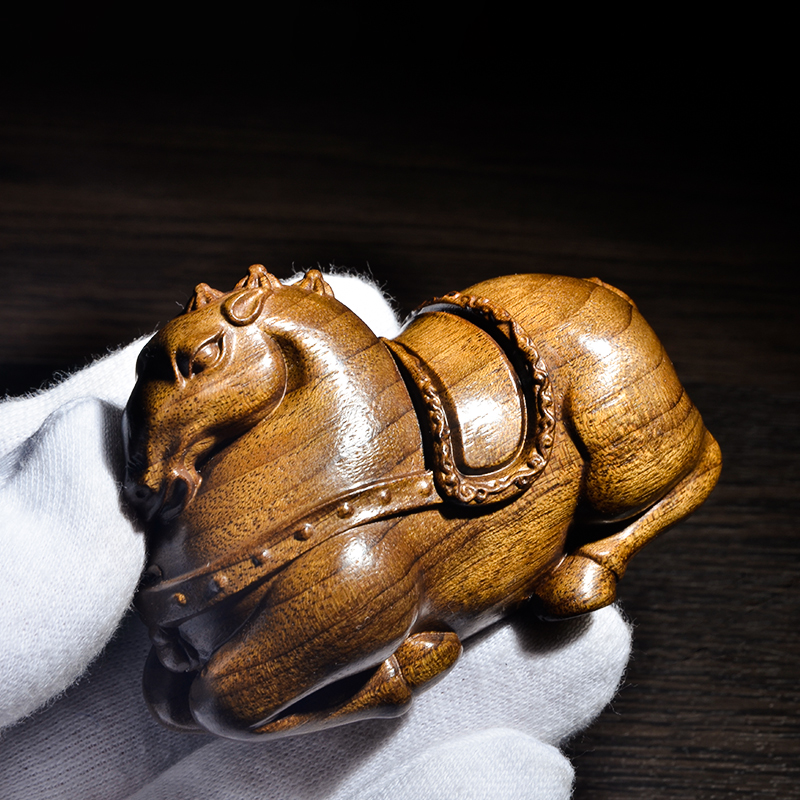 Nanxun gold silk Nanmu Tangma ornaments Handle pieces Sichuan Ye Zhennan gloomy wooden handle toys Home accessories