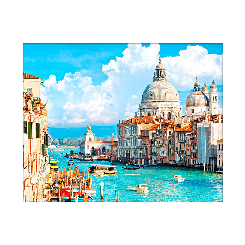 3D-Jp City Scenery 500-Piece Flat Plastic Puzzle Living Room Decoration Italian Waters Venice H2340