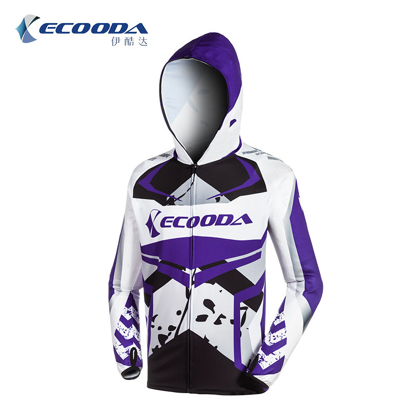 ECOODA fishing clothing men's four seasons fishing clothing breathable ultra-thin fishing clothing outdoor sunscreen clothing