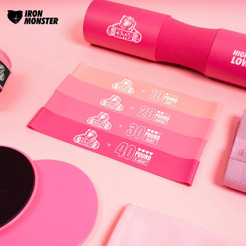 PeachHunter Resistance Band Elastic Band Loop Yoga Exercise Equipment Fitness Pull Band Men and Women Training Set