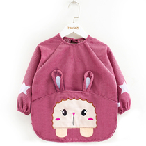 Baby cover female treasure Spring and Autumn Childrens apron boy bib female baby kindergarten male baby girl one year old eat