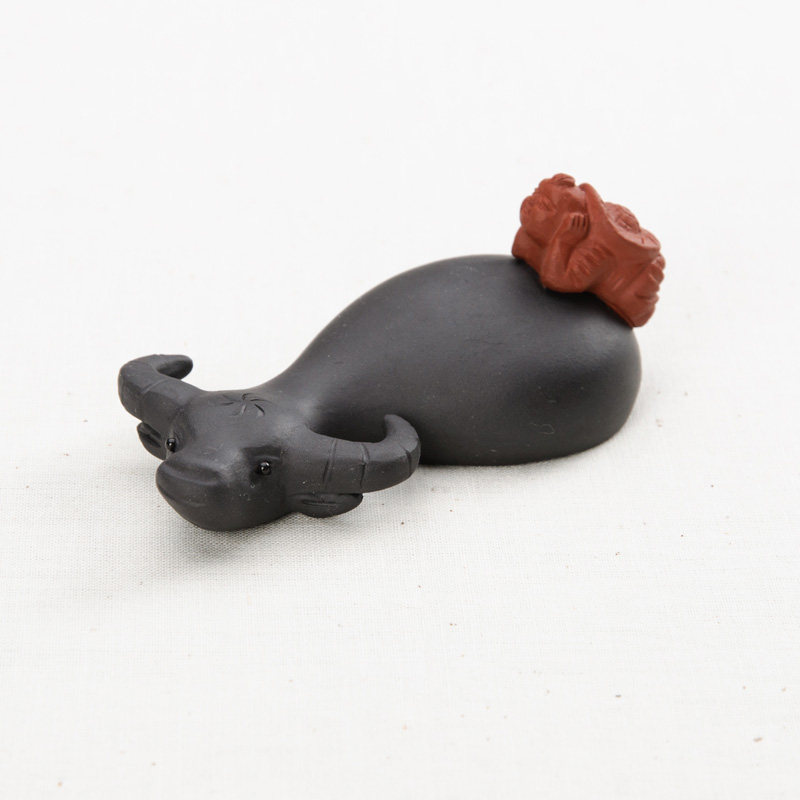 Tea Pet Tea Ceremony Ornament Zisha Cow Handmade Tea Set Accessories Tea Tray Zero Matching Creative Features