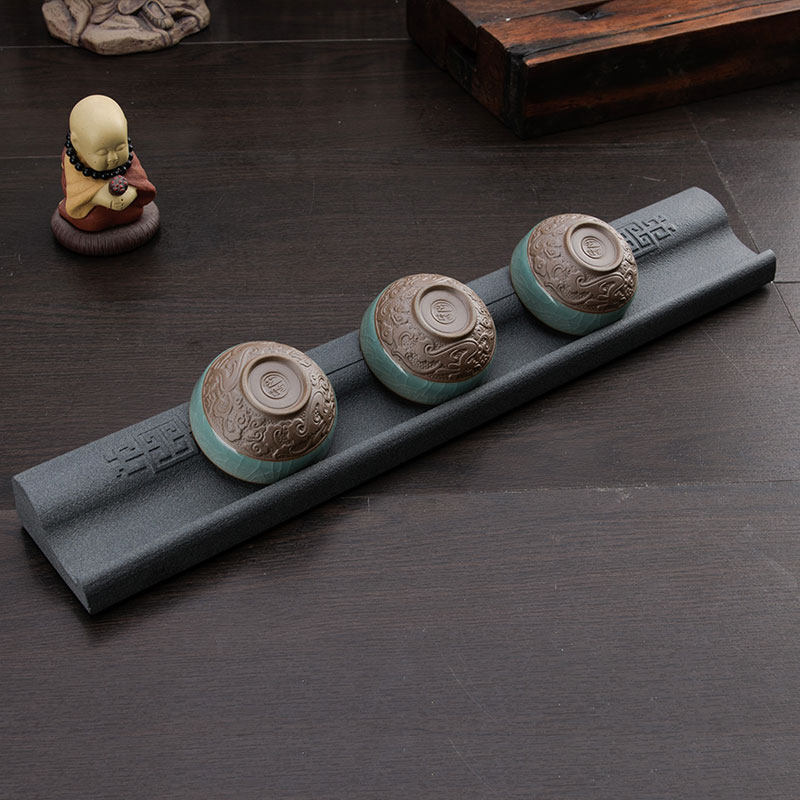 Stone Cup Rack Whole of Ukkim Stone Tea Tea Dao Zero Fit Swing Piece Cup Shelf