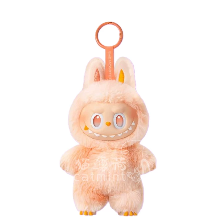 Плюшевая подвеска-вентилятор Bubble Mart Labubu Labubu с высокой энергией 3.0 макарон сидящий виниловая плюшевая подвеска слепая коробка