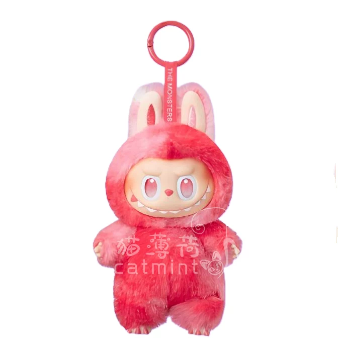 Плюшевая подвеска-вентилятор Bubble Mart Labubu Labubu с высокой энергией 3.0 макарон сидящий виниловая плюшевая подвеска слепая коробка