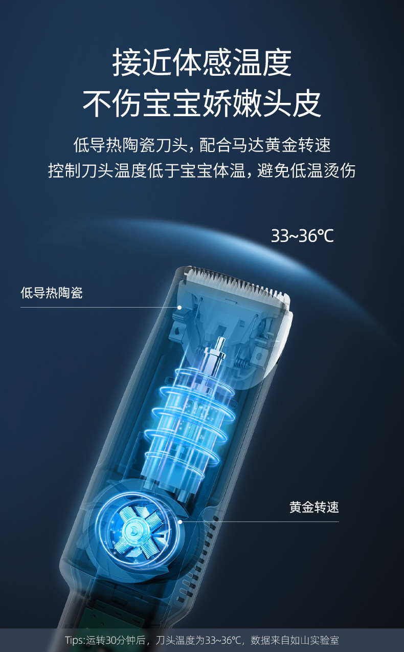 小米生态链 如山 宝宝自动吸发理发器 图7