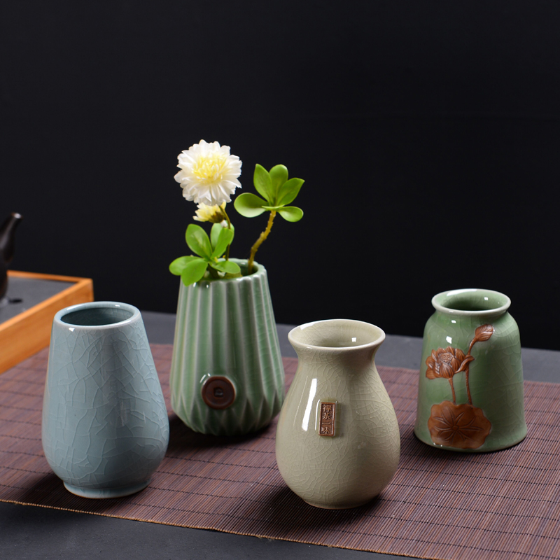 Elder brother up with tea six gentleman kung fu tea tea art ceramics fittings ChaGa suit wood, bamboo clip ChaZhen vase
