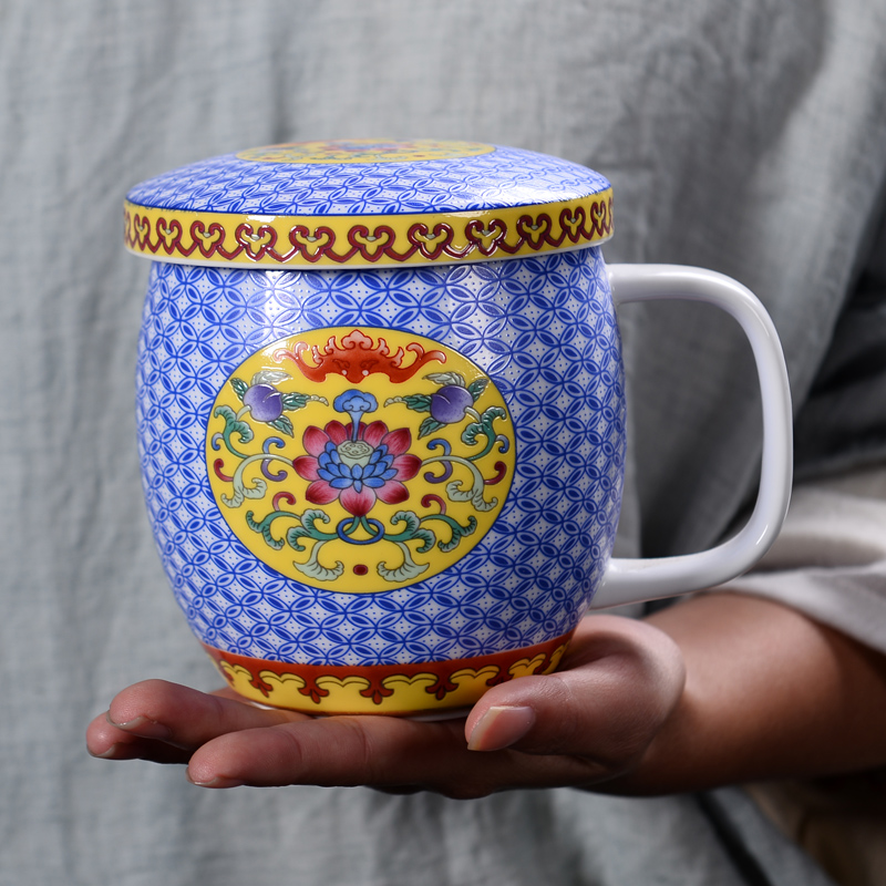 Ceramic cups filter mercifully tea cup with cover glass with the ms office male glass cup tea separation