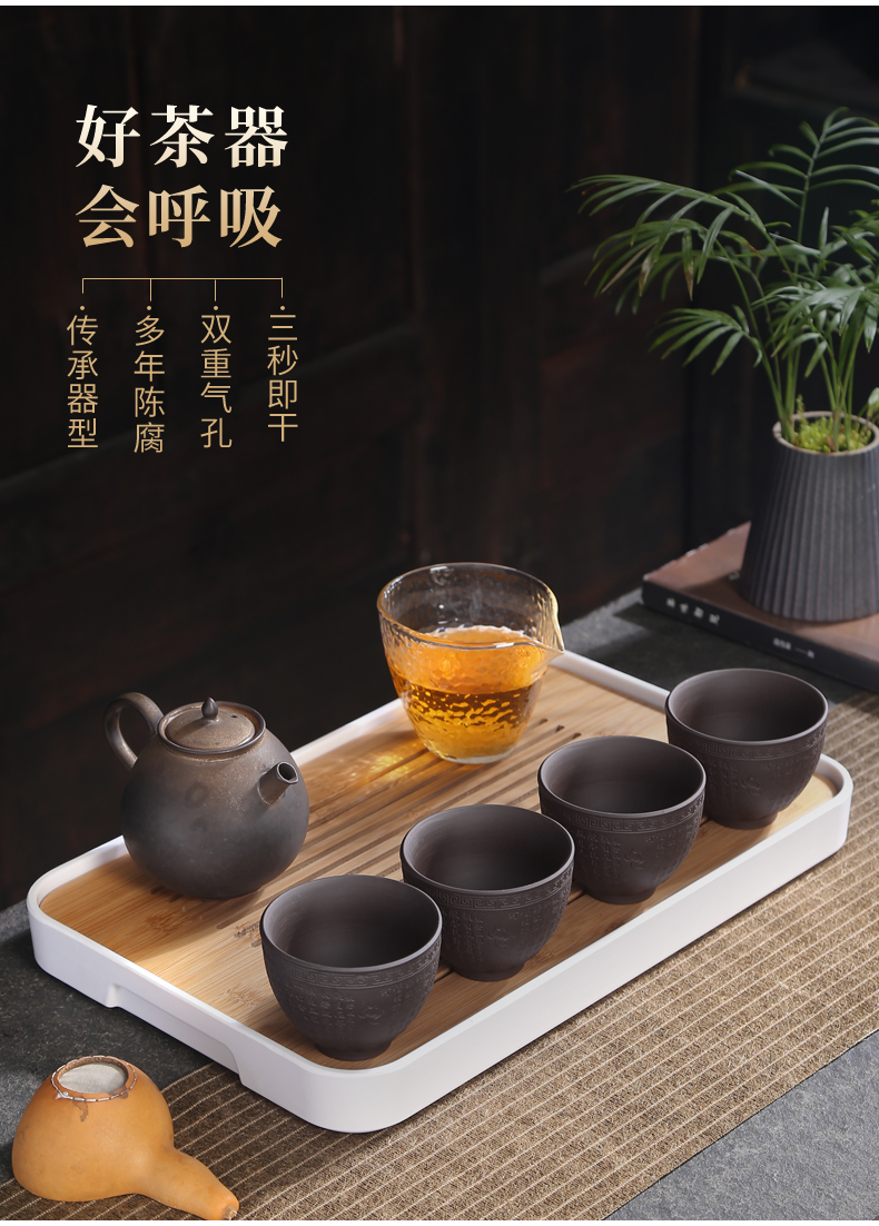 Suet jade master cup of heart sutra cup ceramic cups suit household white porcelain violet arenaceous kunfu tea sample tea cup single CPU