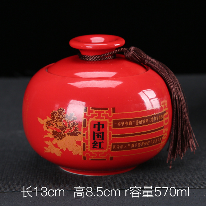 Ceramic violet arenaceous caddy fixings creative tank kung fu tea set household tea accessories moistureproof China red tea pot