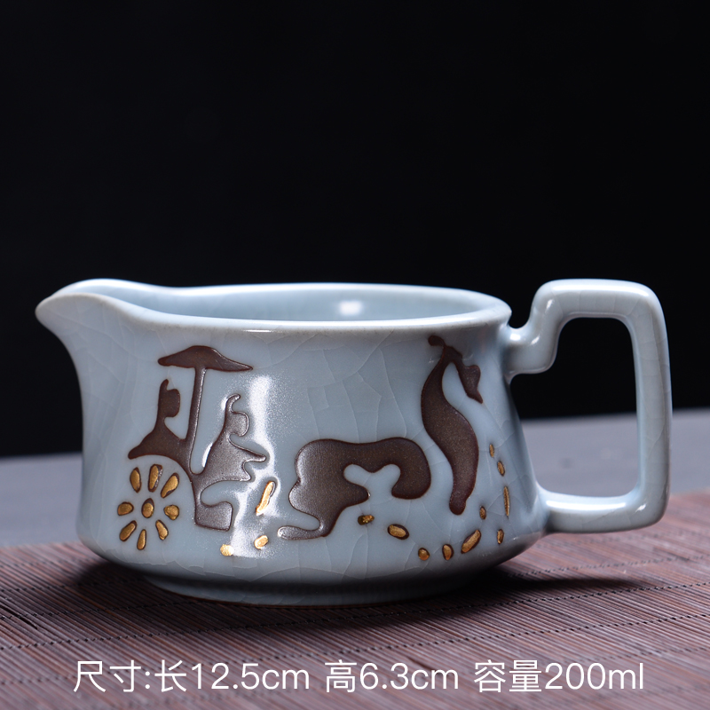 The Item your up sample tea cup teapot tea kung fu tea sea ice crack elder brother up cover bowl with ceramic cups single cup of tea