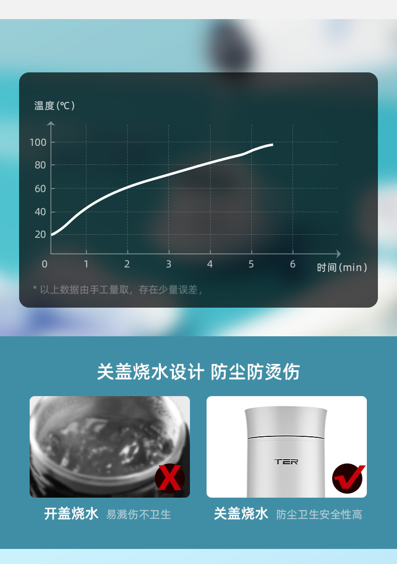美国ter 便携式烧水壶 350mL 图6