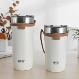 Вместительный и большой портативный стакан из нержавеющей стали, чайная чашка, нержавеющая сталь AISI 304