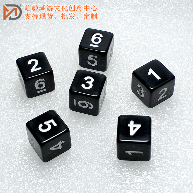 Board Game 16mm Dice Mahjong Props Resin Dice Tabletop Game Set 6 Pieces/Set Board Game 16mm Dice Mahjong Props Resin Dice Tabletop Game Set 6 Pieces/Set