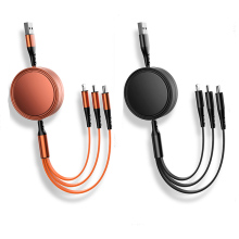 一拖三苹果type-c安卓数据线1.2米