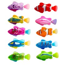 Fish toy simulation swing swimming electric moving baby bath artifact playing water bionic fake fish machine glowing