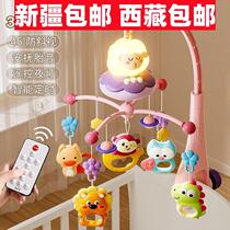 Xinjiang Tibet newborn baby toys bedside music bed bell baby early education 6-12 months rechargeable rotating rattle