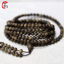  Tintin beeswax Tintin small yard submerged-grade agarwood hand string Old material conformal Buddha beads female bracelet natural fidelity