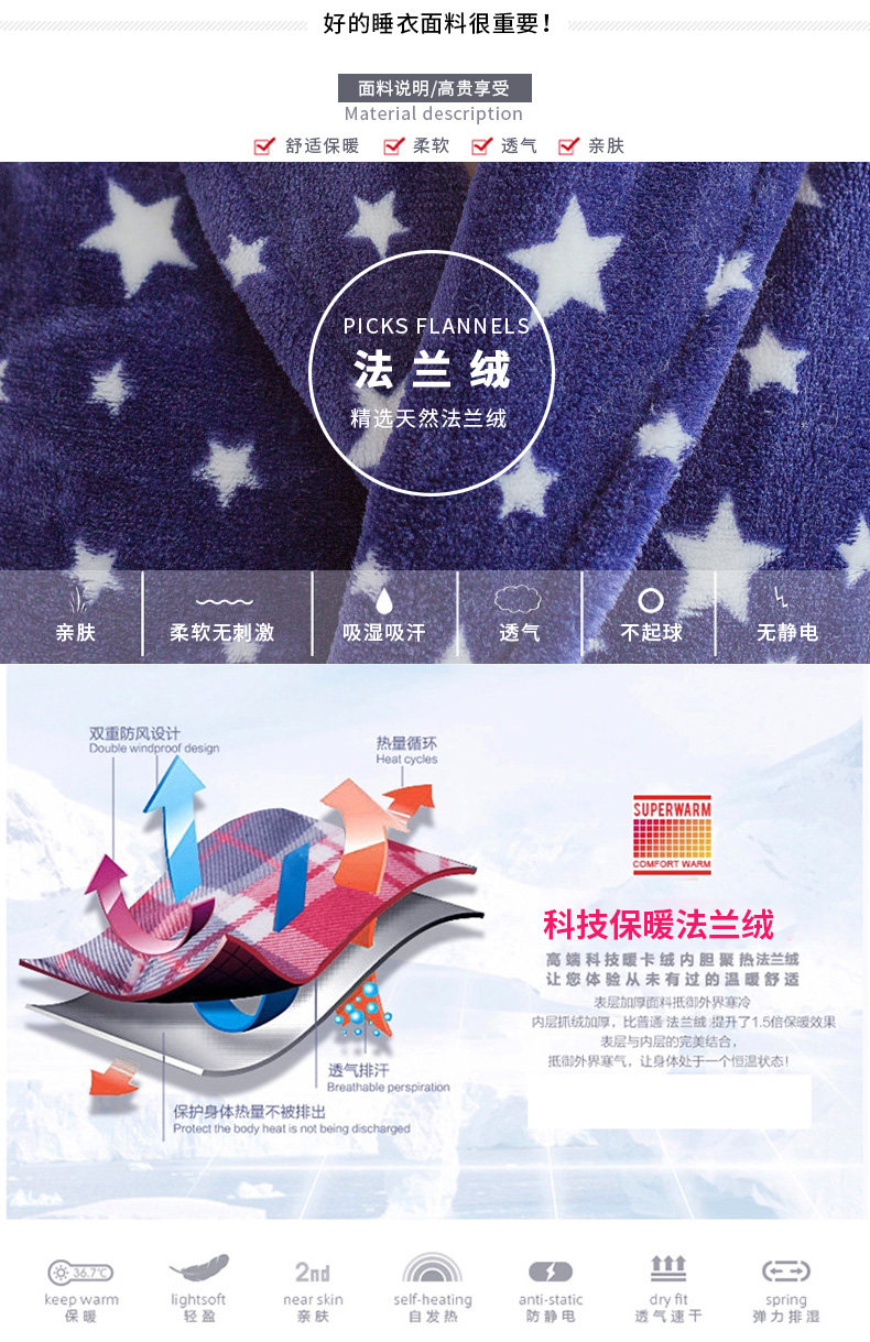 Peignoir jeunesse étoiles SP903 - Ref 594337 Image 7