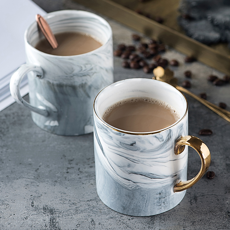 D the Nordic light ceramic mugs creative up phnom penh marble glass contracted couples a cup a coffee cup
