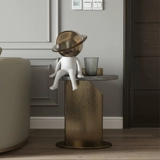 Дизайнерский легкий роскошный эллиптический рог несколько маленьких квартир гостиной