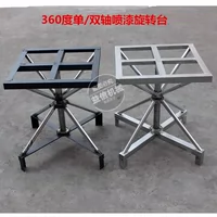 Gian hàng sơn 360 độ, bàn xoay sơn, bàn xoay, bàn xoay, gian hàng sơn, phun nhiên liệu - FnB Furniture 	chân bàn gỗ tròn	